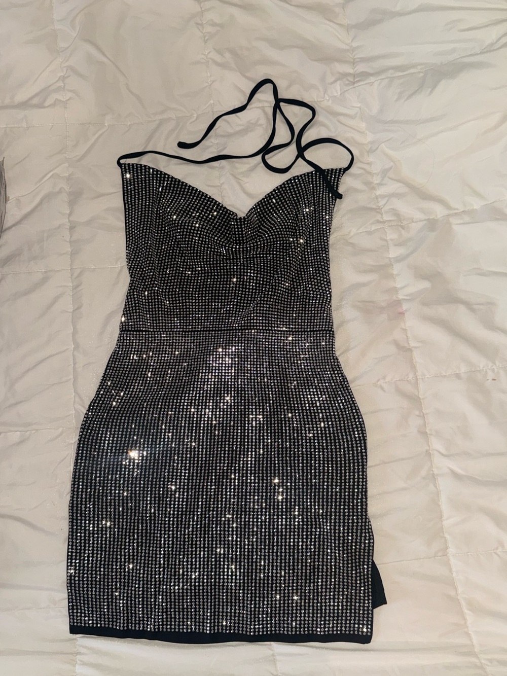 NEW WITH TAGS – Akira Rhinestone Mini Dress